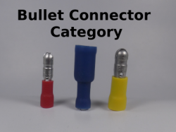 Female and Male Bullet Connectors